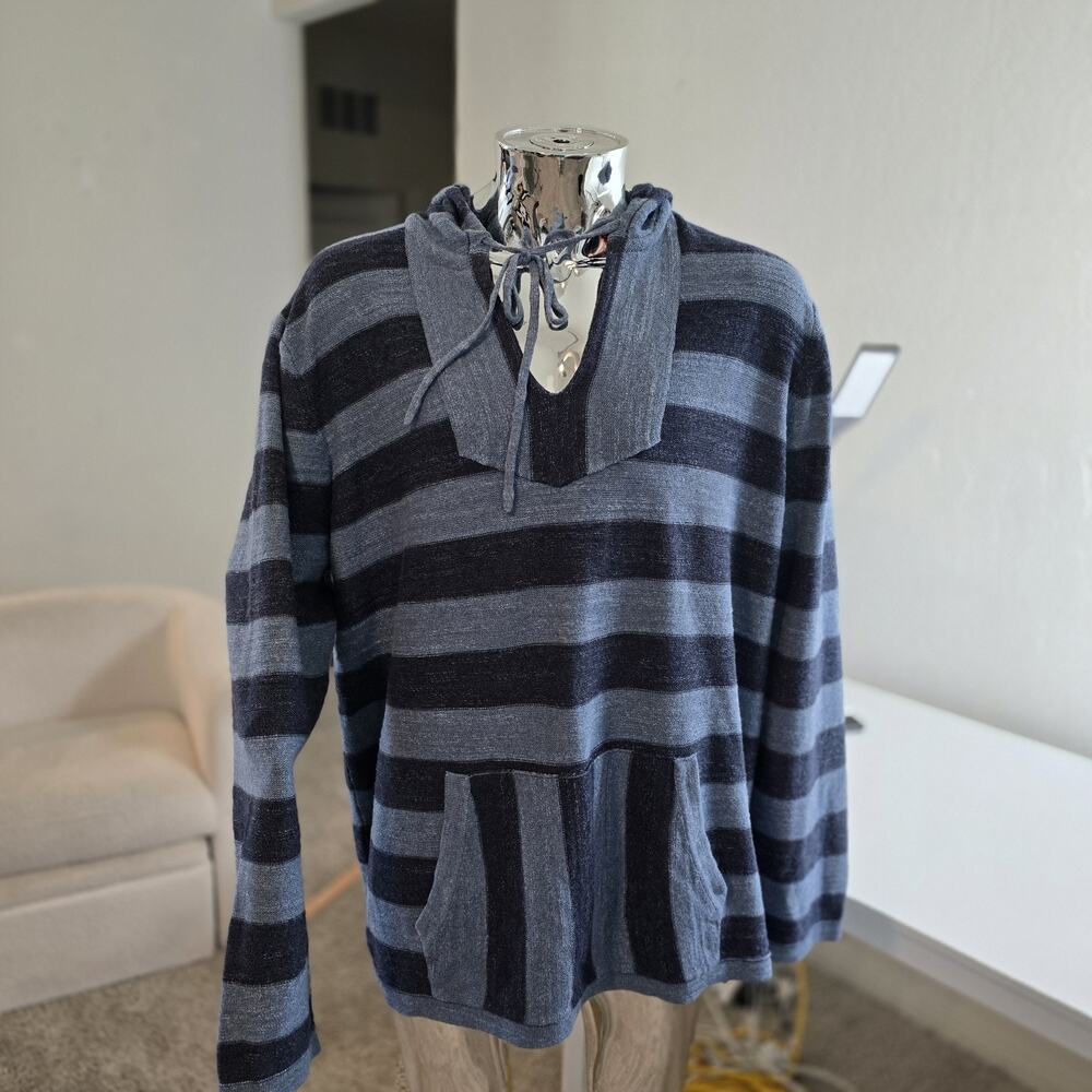 Tommy Hilfiger Men's Light Green Cable Knit Full Zip Hooded Sweater XXL